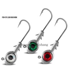 10pcs Lead Jig Heads Luminous Eye Fishing Hooks Crappie Trout Lure 5g-14g
