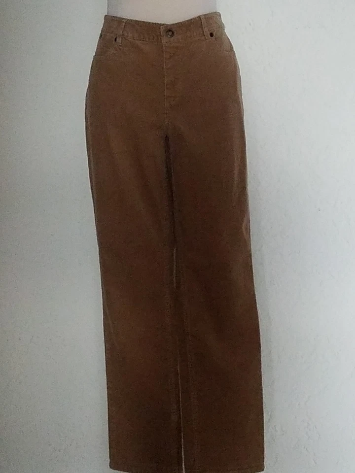 Talbots Velvet Woman Casual Pants Cotton Blend Size Large Petites New