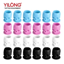 200pcs Ink Cover Tattoo Plastic Cup Tattoo Supplies Silicone Plastic Cup