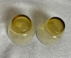 Set Of 2 Vintage Hazel Atlas MCM Honey Amber Glass Tumblers — photo 3