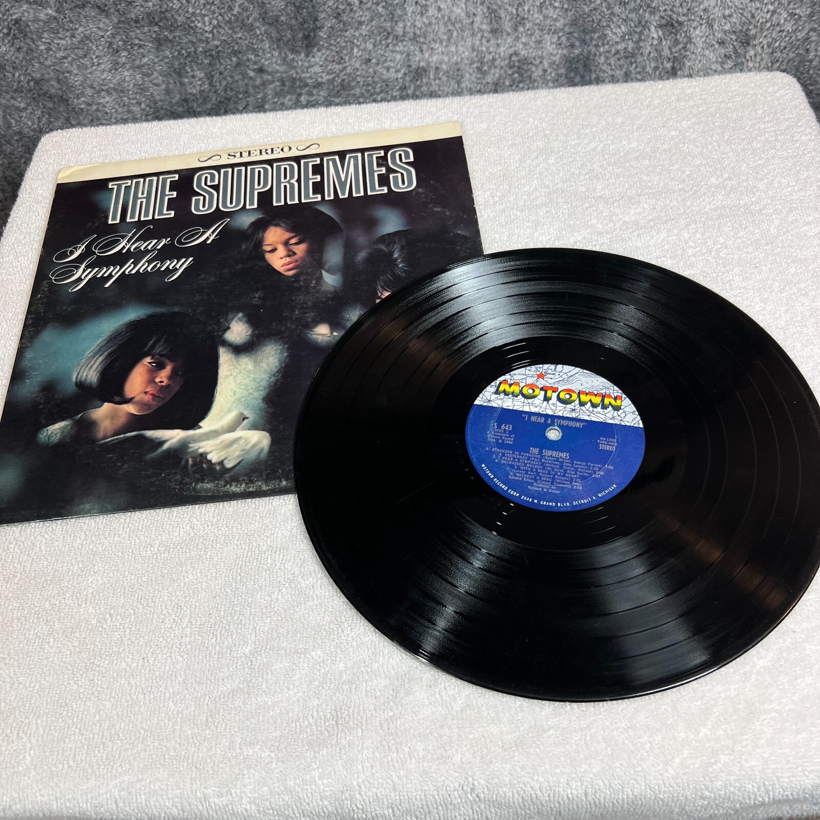 The Supremes I Hear A Symphony Vinyl Record LP Motown 643