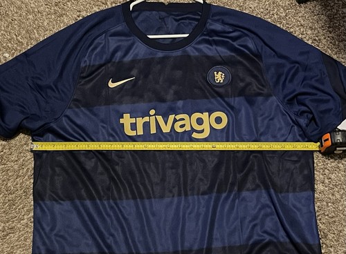 Nike Chelsea FC Pre-Match Dri-Fit Jersey Blue DQ0547-422 Men’s Size 3XL NEW - Picture 6 of 10