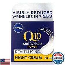 NIVEA Q10 plus Anti-Wrinkle Night Care 50ml - Pack of 2