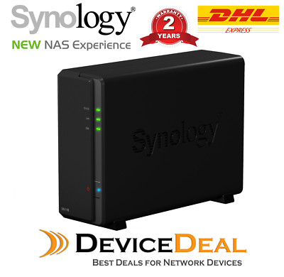 Synology DiskStation DS118 Bay Diskless NAS Quad Core CPU 1GB RAM