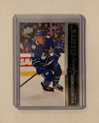 William Lockwood Young Guns RC Vancouver Canucks 21-22 Upper Deck Series 2