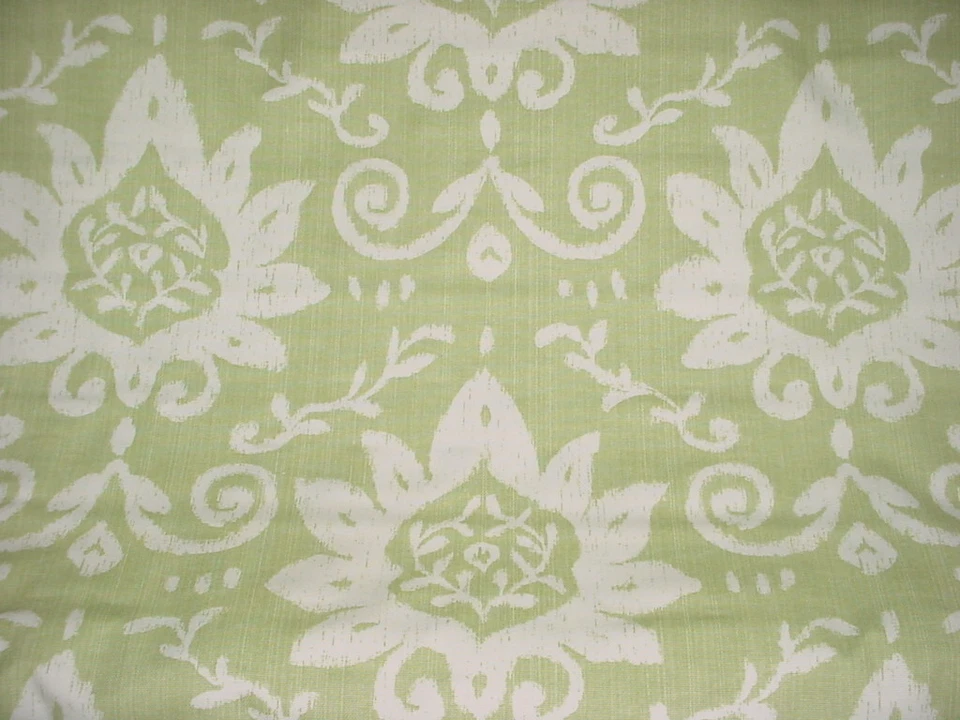 4-1/8Y Thibaut F8159 Bridgewater Damask Green Floral Drapery Upholstery Fabric - Image 4 of 4