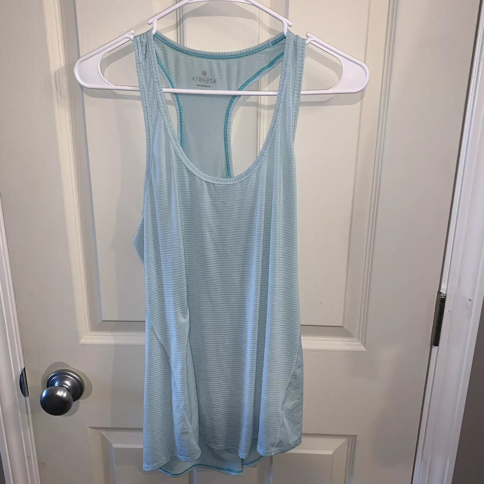 athleta light striped tank-top