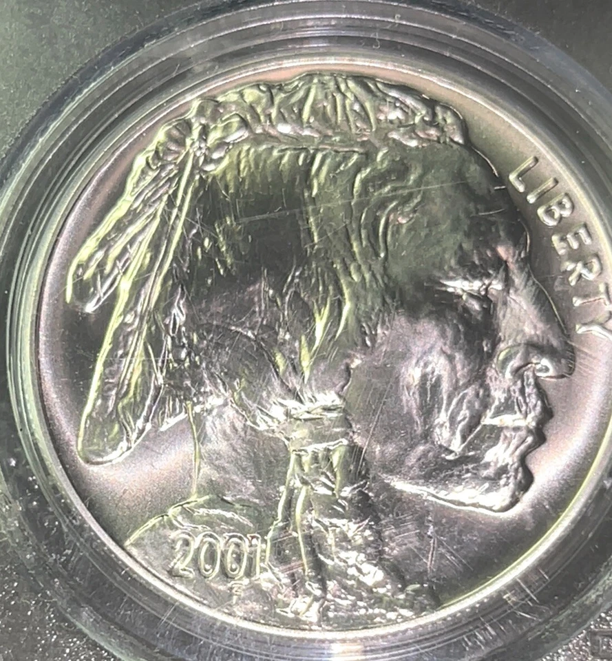 2001-D US Mint Buffalo Commemorative Silver $1 PCGS MS69 w Free Prompt Shipping - Image 2 of 4