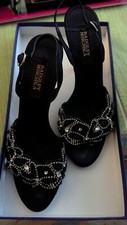Badgley Mischka size 7 slingback evening shoes