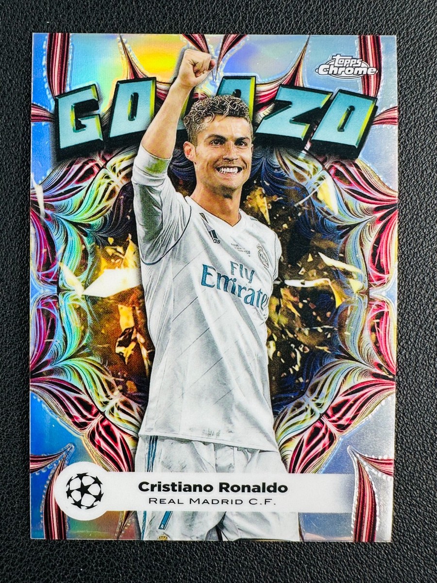 2023-24 Topps Chrome UEFA Golazo Cristiano Ronaldo Refractor #Z | eBay