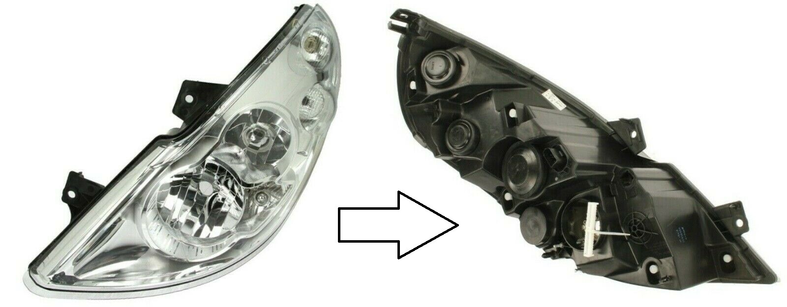 Phare avant gauche pour rouler de nuit en Renault Master utilitaire 2010-2020
