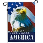 Garden Flag American Flag with Eagle God Bless America Patriotic 12" x 18”