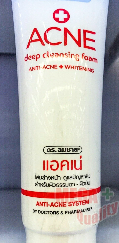 110 g Dr. Somchai espuma facial limpieza profunda antiacné + blanqueadores de natural Foto 2 de 3