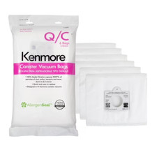 Kenmore 53292 6 Pack Type Q/C HEPA Vacuum Bags for Canister Vacuums