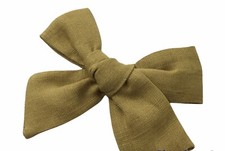 Prima Bows Little Girls Clip Hair Bow Mustard Yellow 3"