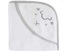 Soft Cotton Hooded Towel Sheep White 70 x 70cm