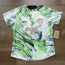 Womens Size Large Nike Nigeria National Team Football Soccer Jersey Green 2023