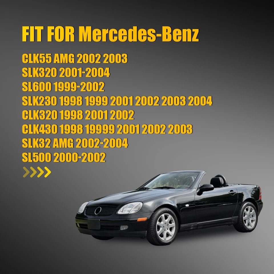 Heated Mirror Glass Driver Side for Mercedes CLK320 CLK430 SL500 SLK230 SLK320 - Image 3 of 4