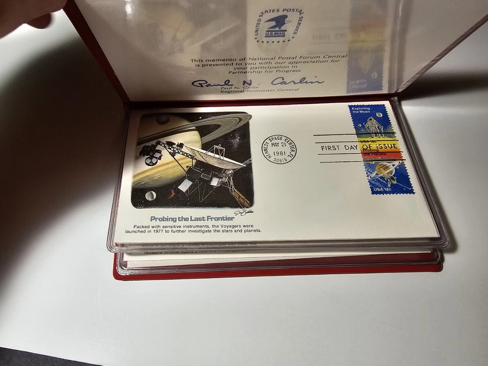 National Postal Central 1981 Magic The Gathering Memento FDC'S SPACE PEOGRAM Foto 3 de 4