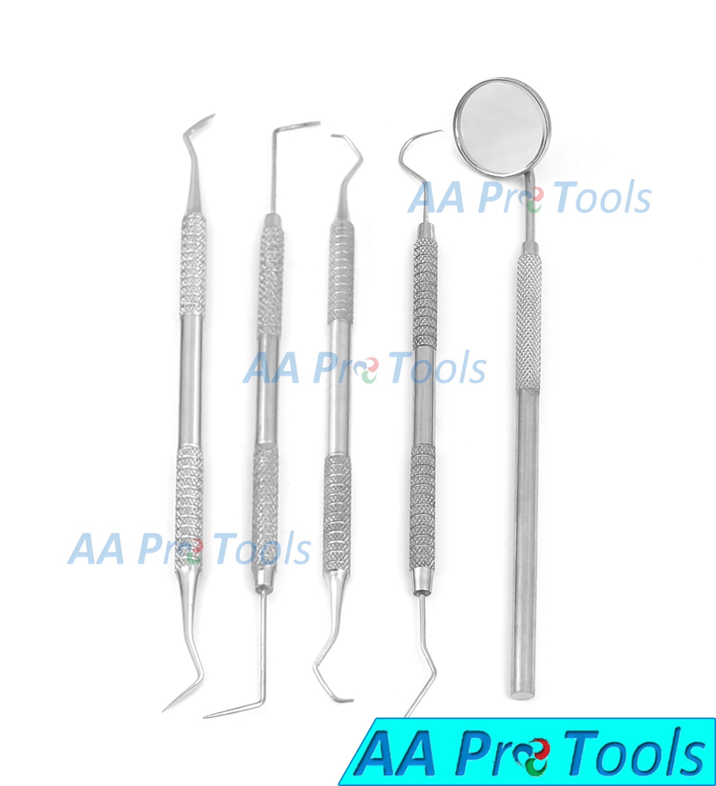 6 Sets- Dental Pick & Mirror Tools Sculpture Instrument Oral Kit - Foto 3