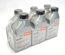 Stihl 2 Cycle Hp Ultra Synthetic Engine Oil Mix 6.4 Oz  Makes 2.5 Gallon 6 Pack