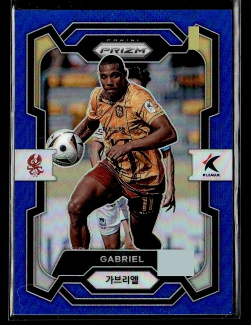 2024 Panini Prizm K League Gabriel #34 Blue Prizm Parallel 3/75