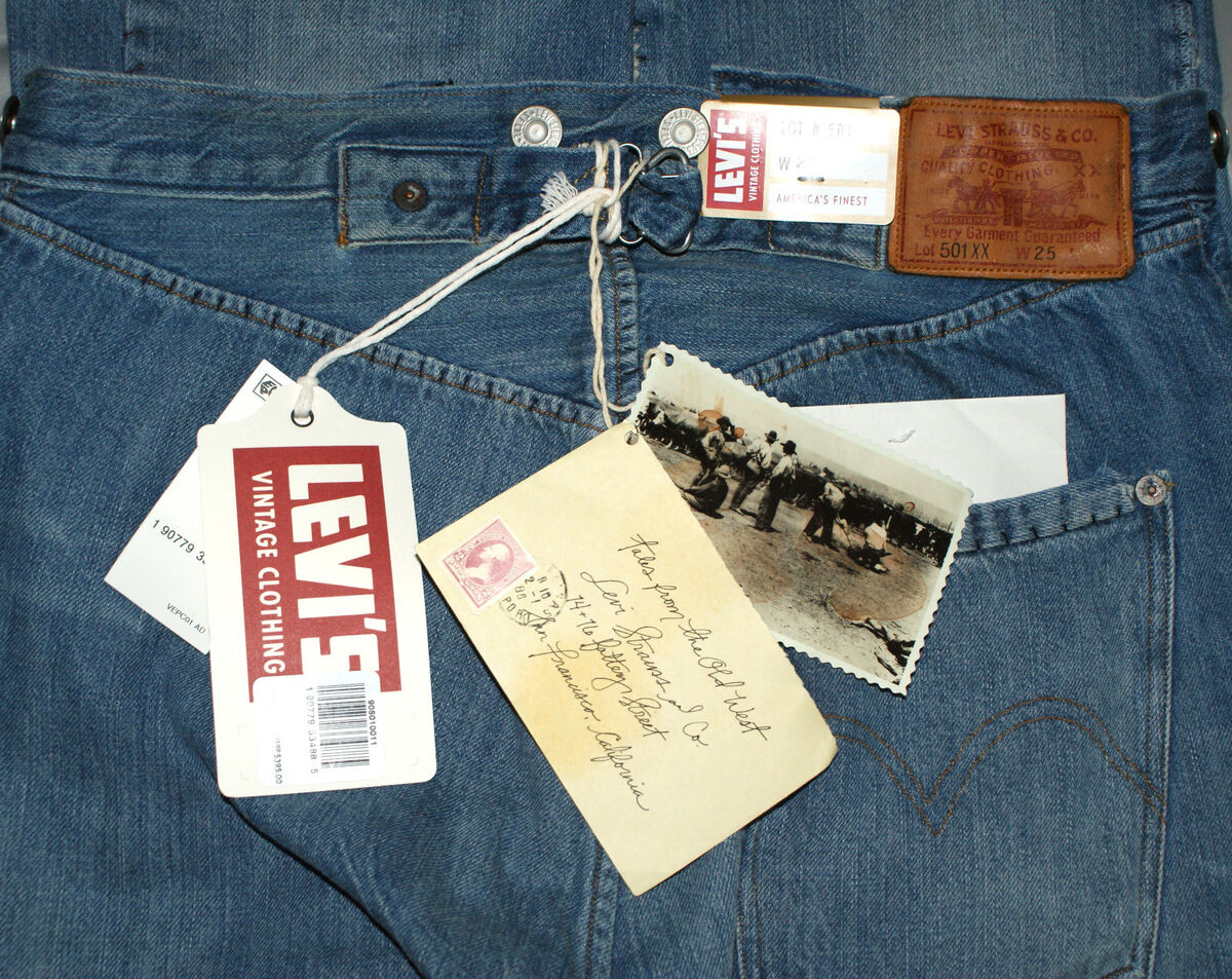 1890 LEVI'S LVC 501 XX BANDIT SELVEDGE BIG E DESTRUCTED BLUE 1890 LEVI'S LVC 501 XX BANDIT SELVEDGE BIG E DESTRUCTED BLUE