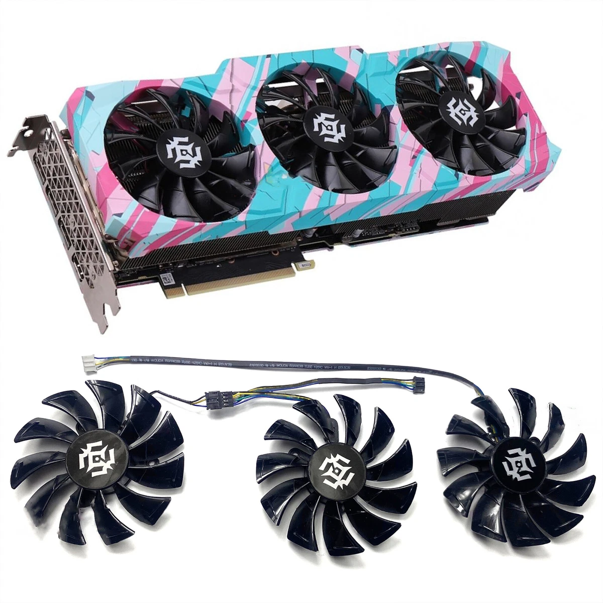 Cooling Fan Replacement Fan for ZOTAC RTX3060 3070 3070ti 3080