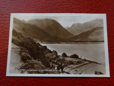 Die Berge von Glencoe von Onich, RP 4244, verschickt 1943