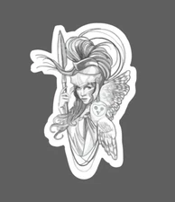 Athena Sticker Mythology Waterproof Gift NEW