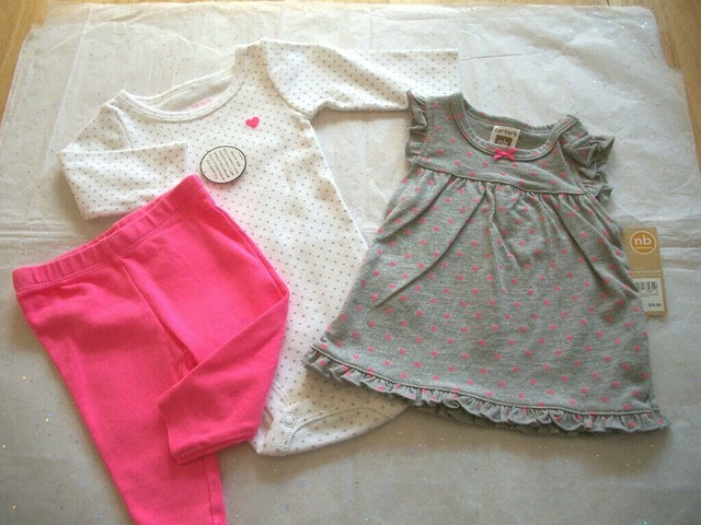 3 piece baby girl outfit