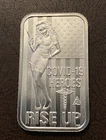 Rare Pandemic Heroes Rise Up The Locker Mint 1 Oz .999 Fine Silver Art Bar BU