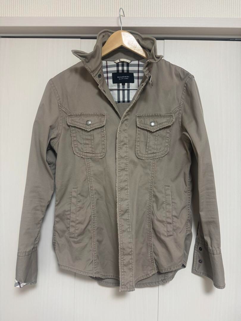 Burberry Black Label jacket Size-L color Greige nova check men's