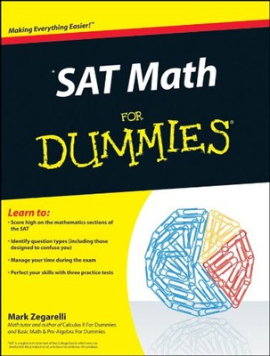 Sat Math for Dummies Paperback Mark Zegarelli