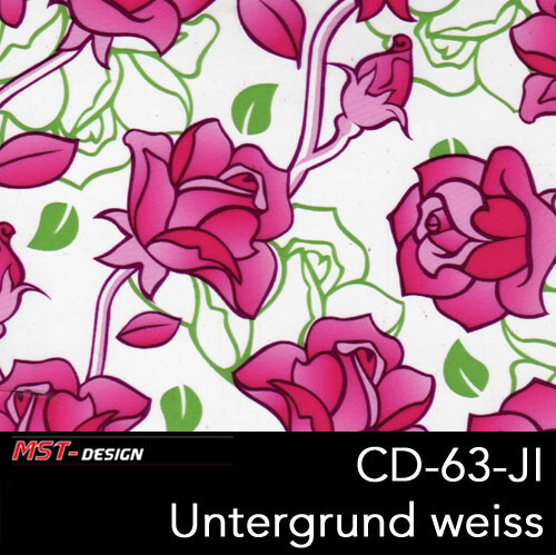 Wassertransferdruck Film Folie Starterset groß Blumen Flower CD-63-JI WTD Hydro - Picture 1 of 7