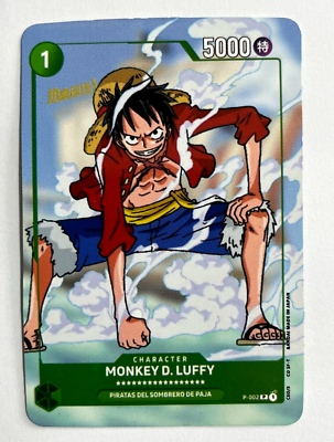 2024 ONE PIECE Card Game TCG #002 MONKEY D. LUFFY Peru Edition | eBay