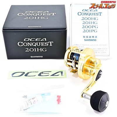 Top Mint】Shimano 14 OCEA CONQUEST 201HG Baitcast Reel From Japan 