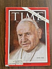 TIME MAGAZINE JANUARY 4,1962 POPE JOHN XXIII "MAN OF THE YEAR"/BERNARD SAFRAN
