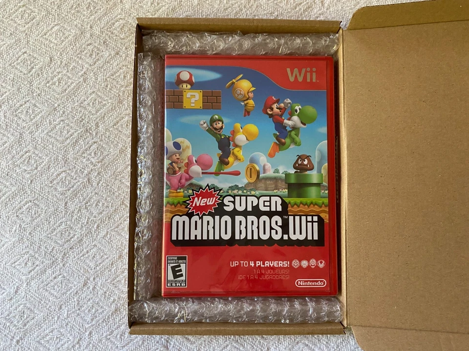 New Super Mario Bros Nintendo Wii - NTSC-U/C USA VGC CIB - High Quality Packing - Image 2 of 4