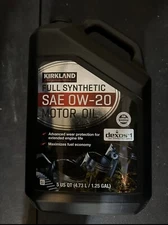 Kirkland Signature 0W-20 Full Synthetic Motor Oil 5-quart