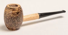Missouri Meerschaum Country Gentleman Straight Stem Smoking Corncob Pipe - 5616
