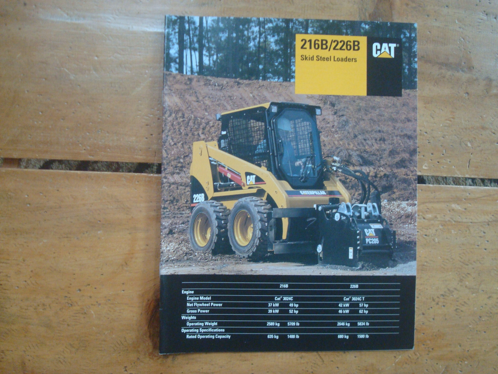 2003 Caterpillar 216B/226B Skid Steel Loaders Brochure