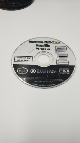 Nintendo Gamecube Interactive Multi-game demo disc Version 32 Super Rare! Tested