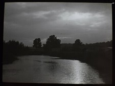 ANTIQUE Magic Lantern Slide CLOUD STUDY NO3 C1890 VICTORIAN PHOTO NATURE 