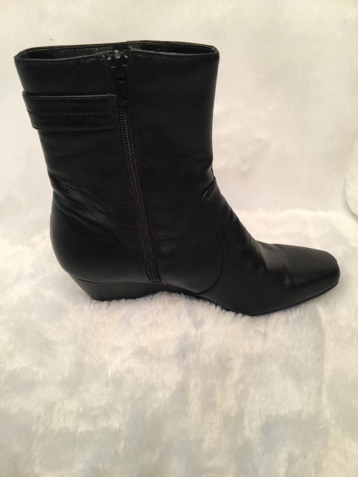 Женские зимние ботинки Alfani Step-N-Flex размер 6 черные длина до лодыжки на молнии на танкетке каблуке - Изображение 4 из 4