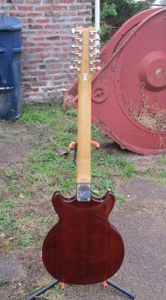 Guitarra Eléctrica Dean Boca 12 Cuerdas Circa 2010s - Trans Amber Burst EXCELENTE Forma Foto 2 de 4