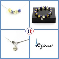 Steine Und Mineralien. Schmuckset Armband Halskette 4 Perlen Lapis Lazuli