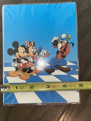 Vintage Disney Goofy Donald Mickey Minnie Small Photo Album Blue Paperback - Picture 6 of 6