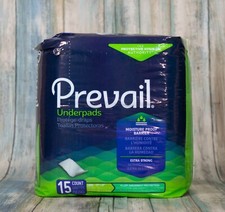 Prevail Underpads L 23" x 36" EXTRA STRONG 15 Disposable Absorbent Pads UP-150