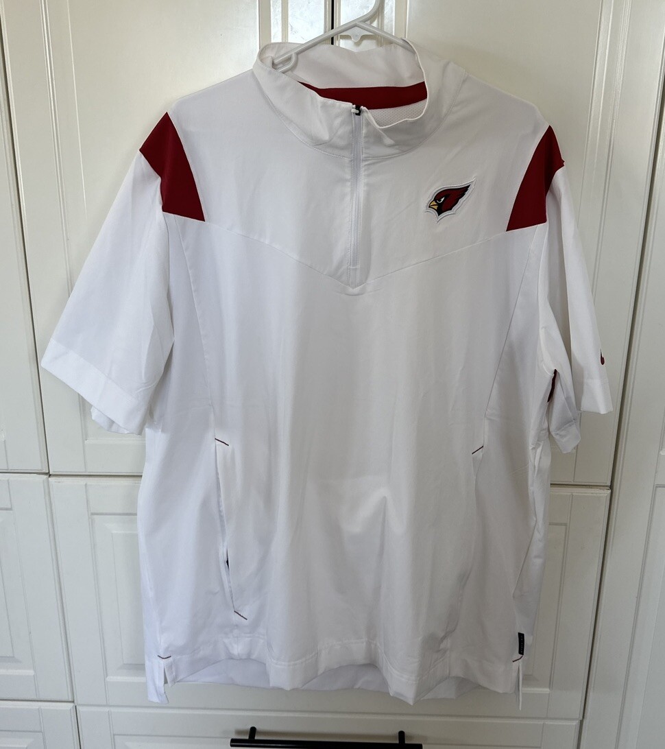 Arizona Cardinal NFL NIKE Coach Shirts XL 1/4 Zip Team Issued